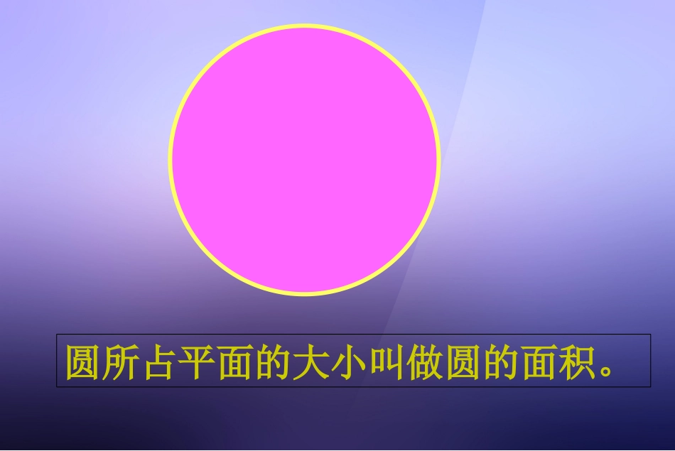 圆的面积课件---陶兴兵_第3页