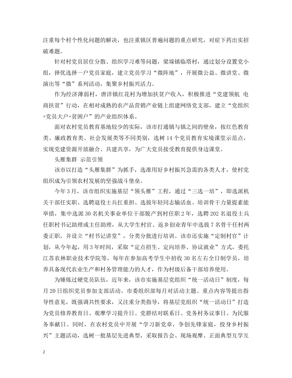 开展“党建领航”行动范文五篇 _第2页