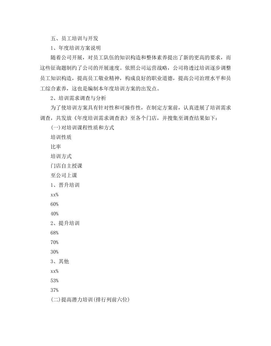 关于人力资源部工作参考计划范文5篇 _第3页