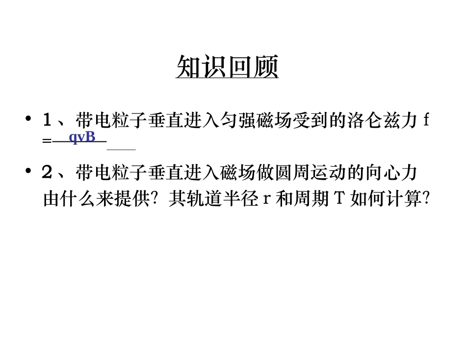 带电粒子在匀强磁场中的运动（习题课）_第2页