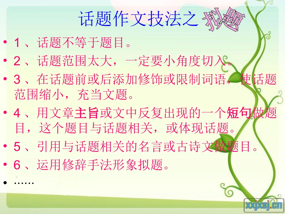 话题作文写法指导_第3页