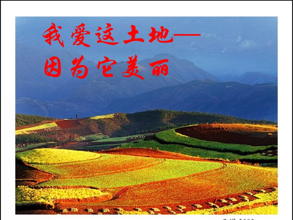 《我爱这土地》课件1_第2页