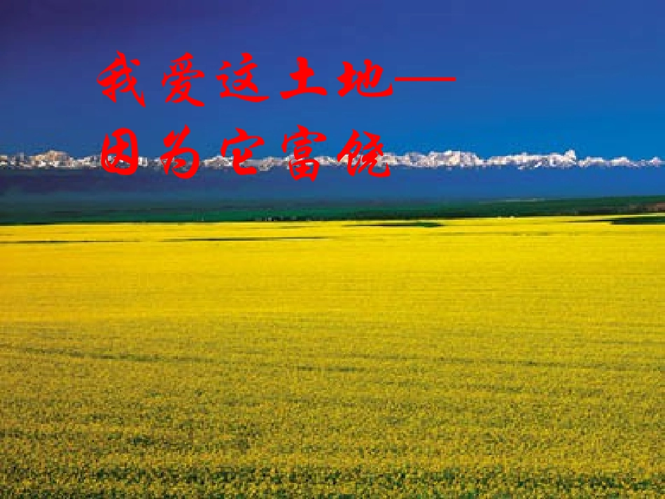 《我爱这土地》课件1_第3页