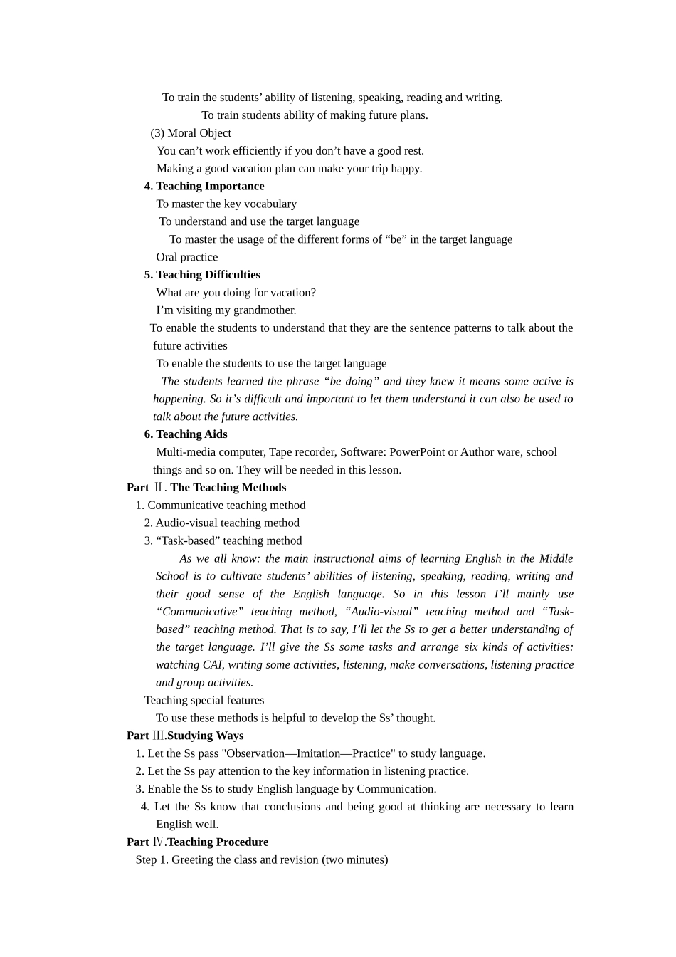 八年级英语(上)Uunit_3_SectionA_全英文说课稿_第2页