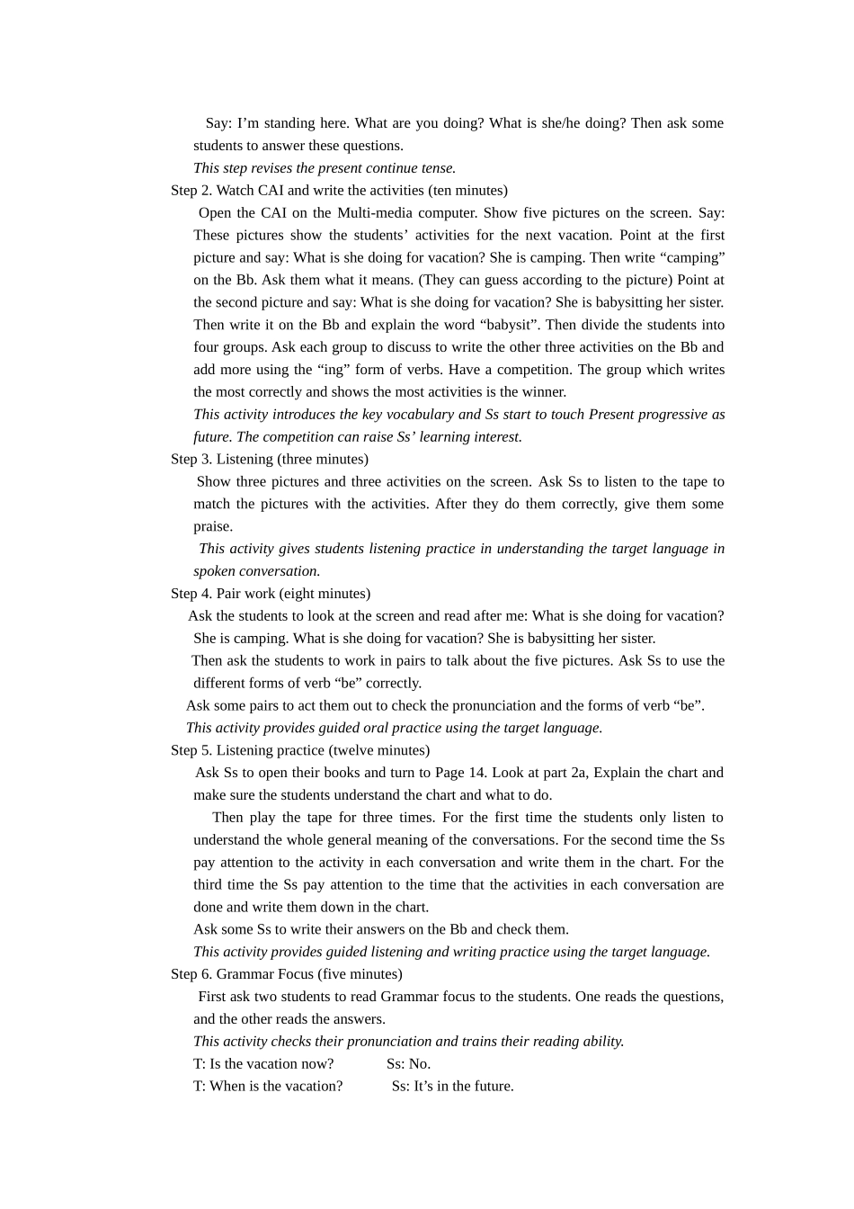 八年级英语(上)Uunit_3_SectionA_全英文说课稿_第3页