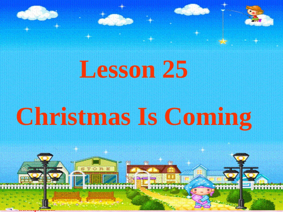 （冀教版）六年级英语上册课件Unit4Lesson25(5)_第1页