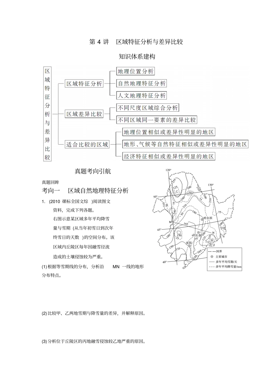 区域特征分析与差异比较_第1页