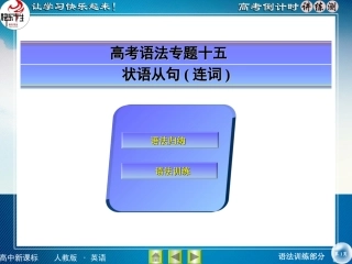 高考语法15状语从句