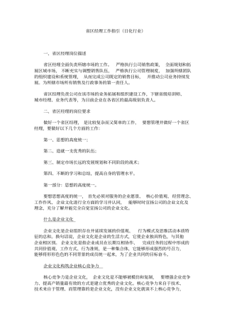 区经理工作指引
