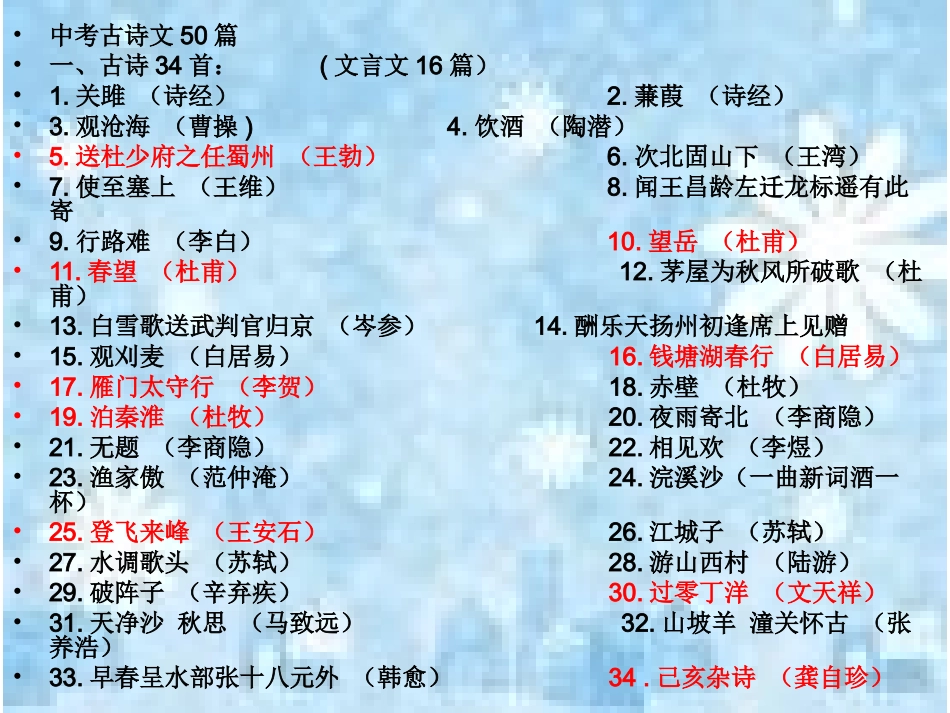 诗词鉴赏课2_第2页