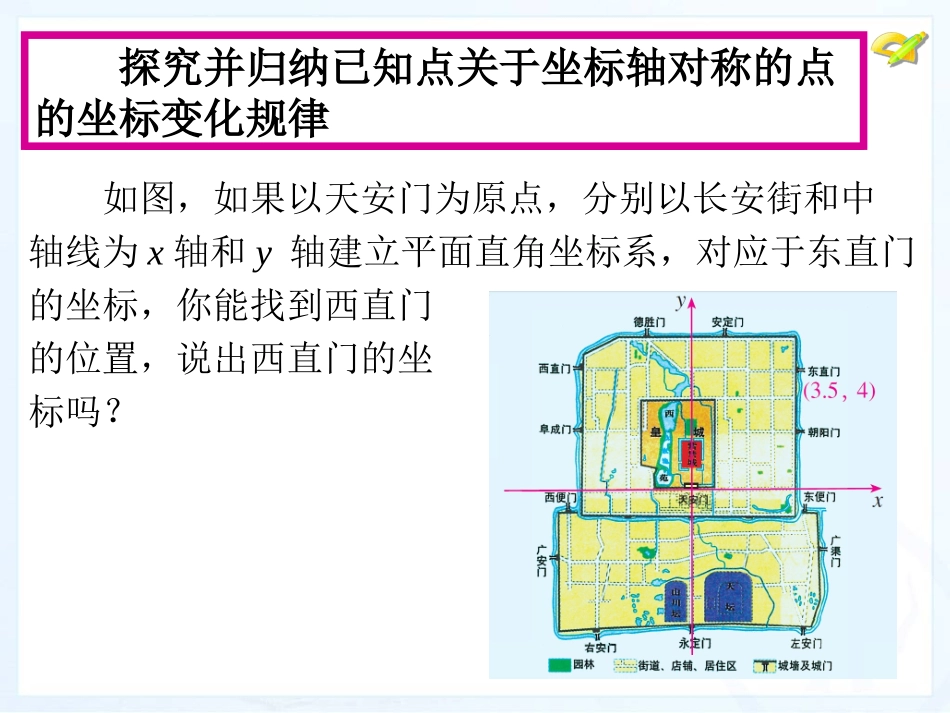 2013人教版八年级上册数学第十三章画轴对称图形第二课时课件_第3页