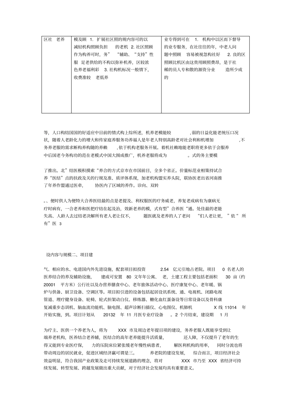 医养结合项目可行性研究报告_第3页