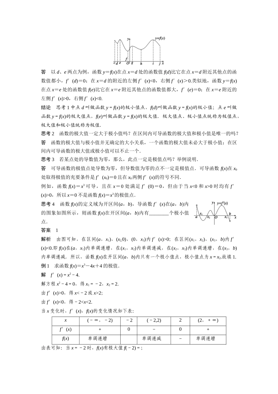函数的极值与导数_第2页
