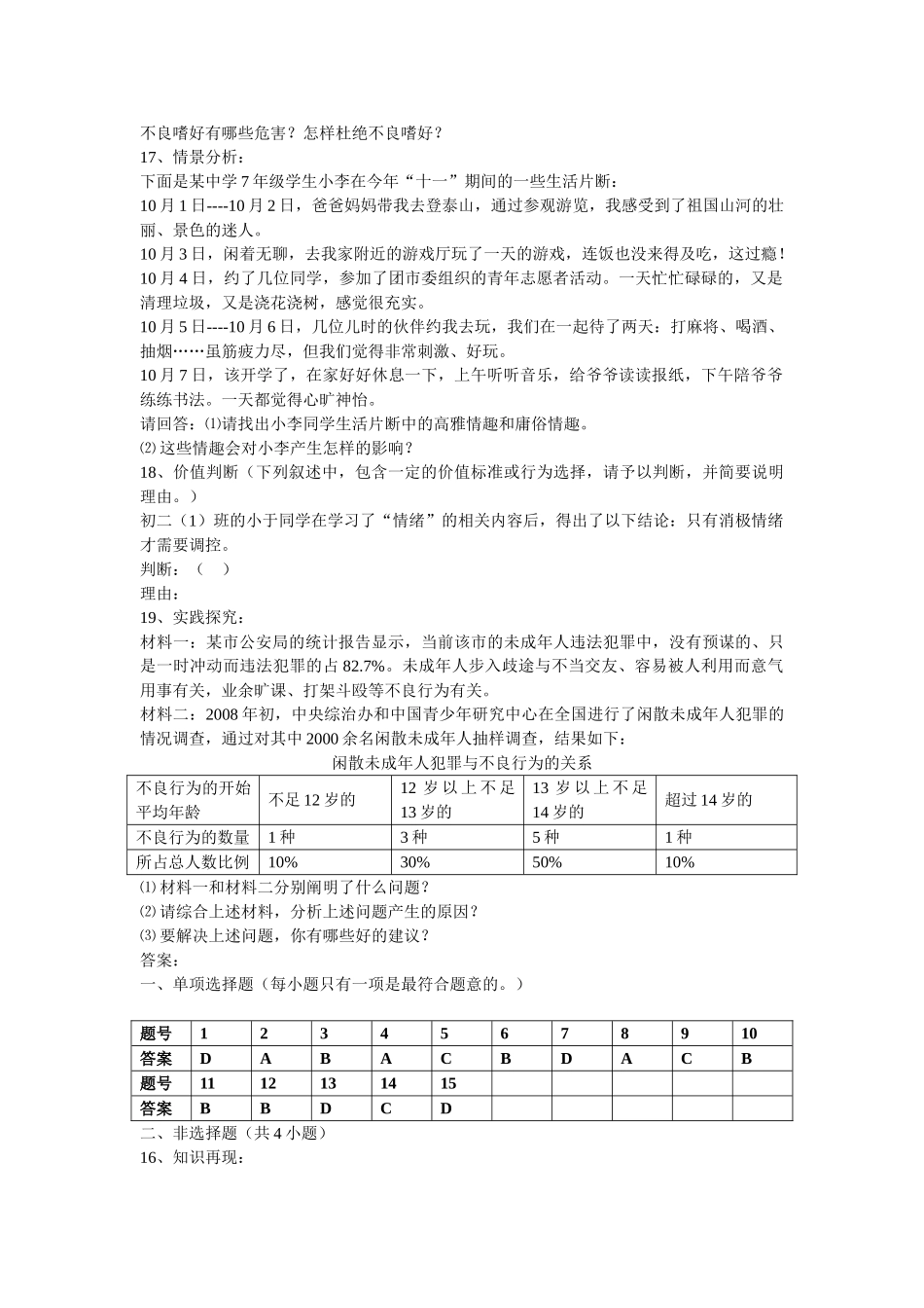 九级思想品德第一学期期中试题开卷鲁教版_第3页