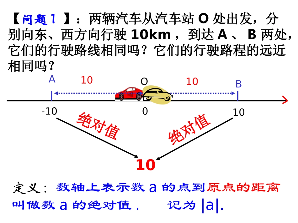 初中一年级数学上册第一章有理数124绝对值（一）_第3页