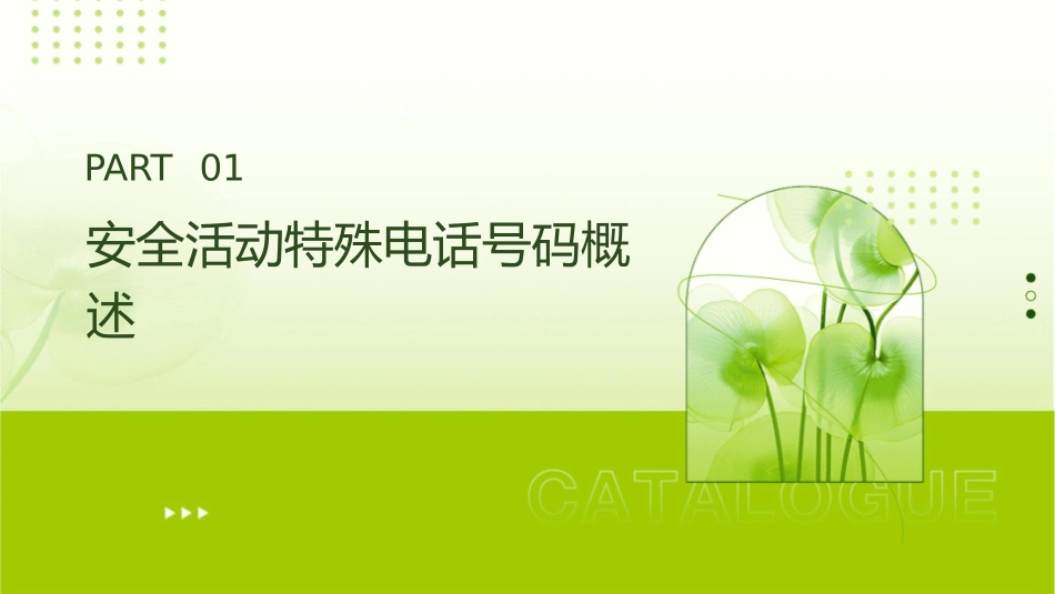 安全活动特殊的电话号码通用课件_第3页