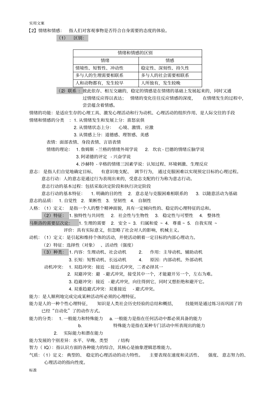 医学心理学考试复习资料_第2页