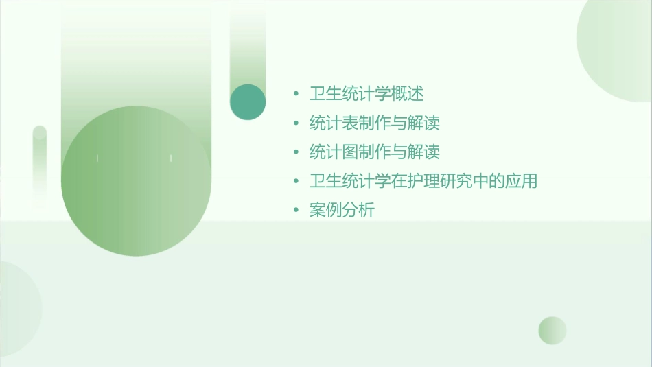 卫生统计学统计表和统计图护理课件_第2页