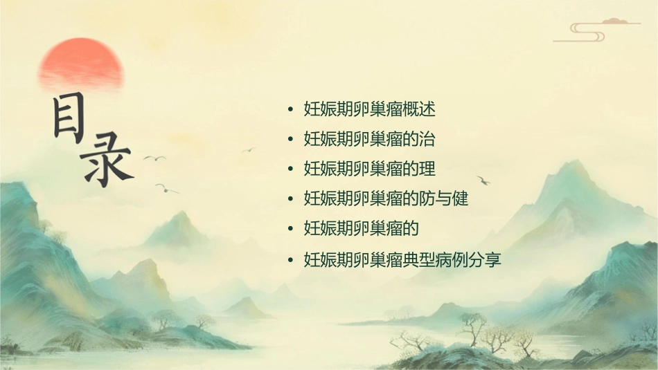 妊娠期卵巢肿瘤诊治护理课件_第2页