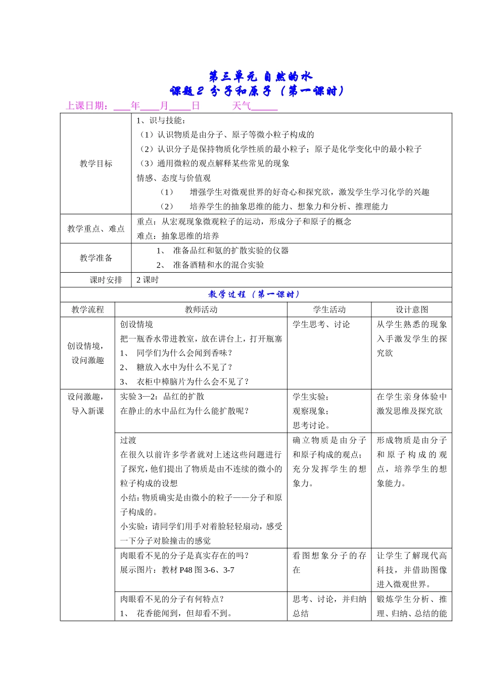 课题2__分子和原子_第1页