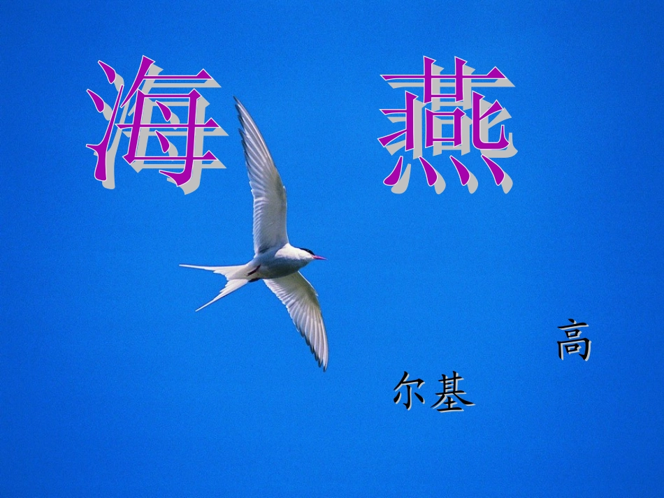 《海燕》高尔基（课件）_第1页