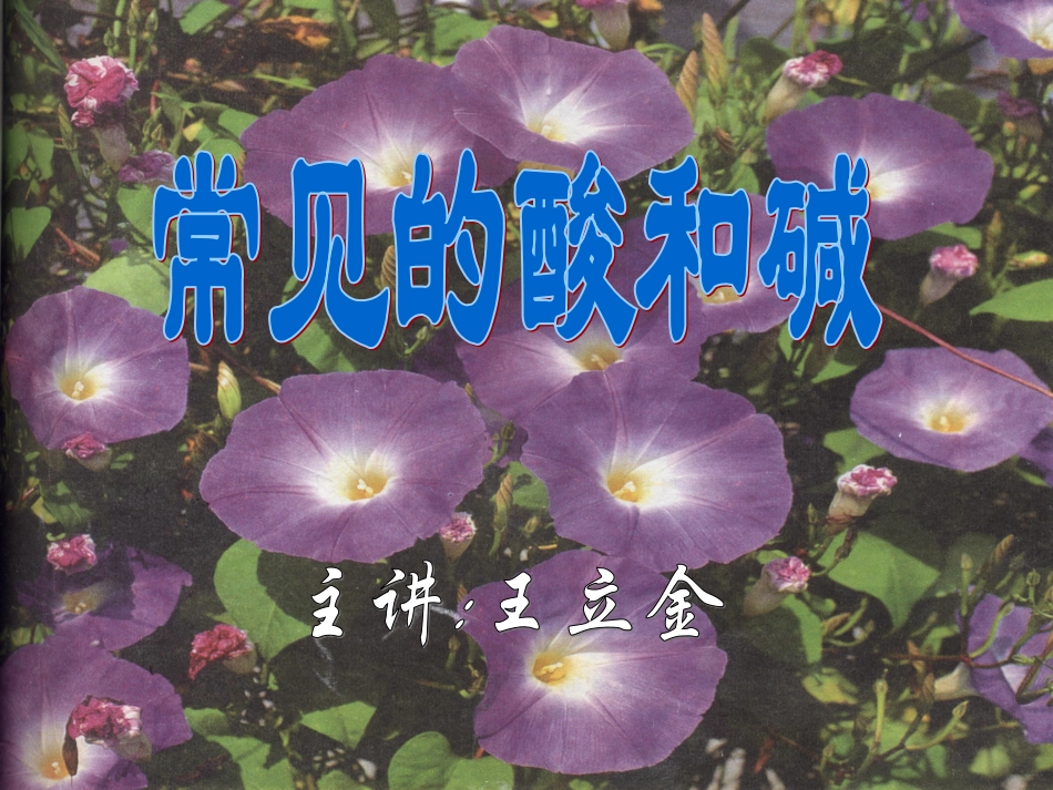 初中三年级化学下册第十单元酸和碱课题1常见的酸和碱第一课时课件_第1页
