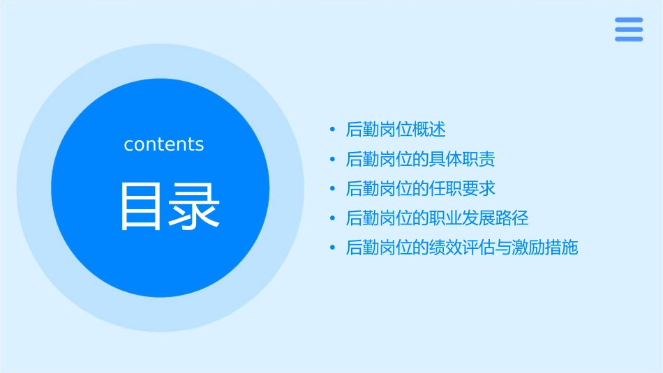 后勤岗位职责课件_第2页