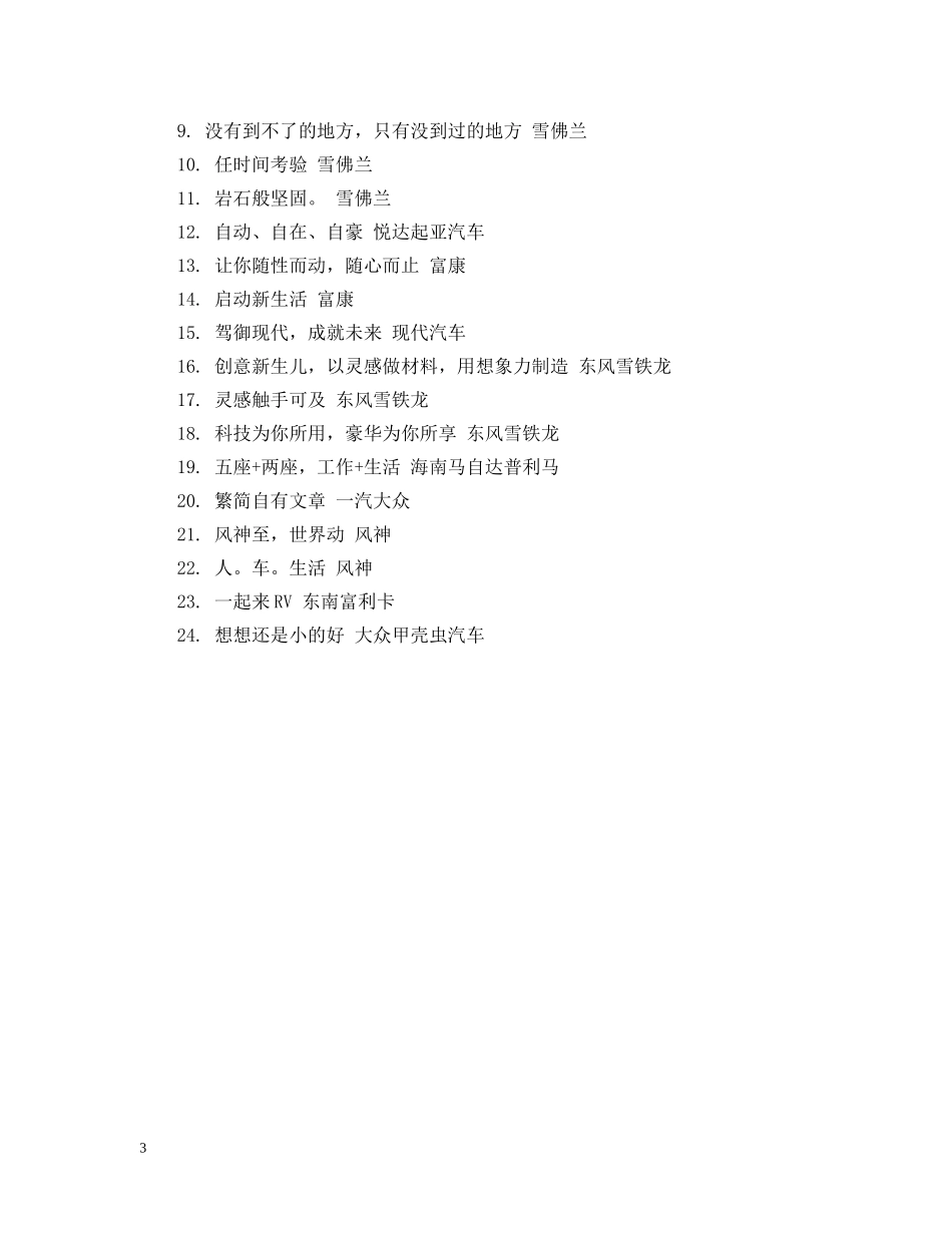 精彩幽默的广告宣传标语 _第3页