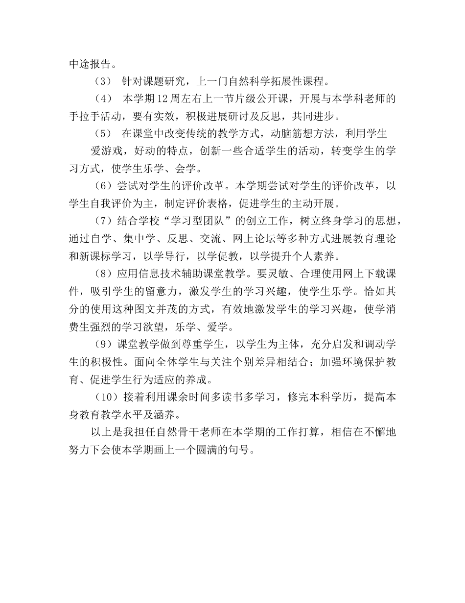 骨干教师工作参考计划_1 _第2页