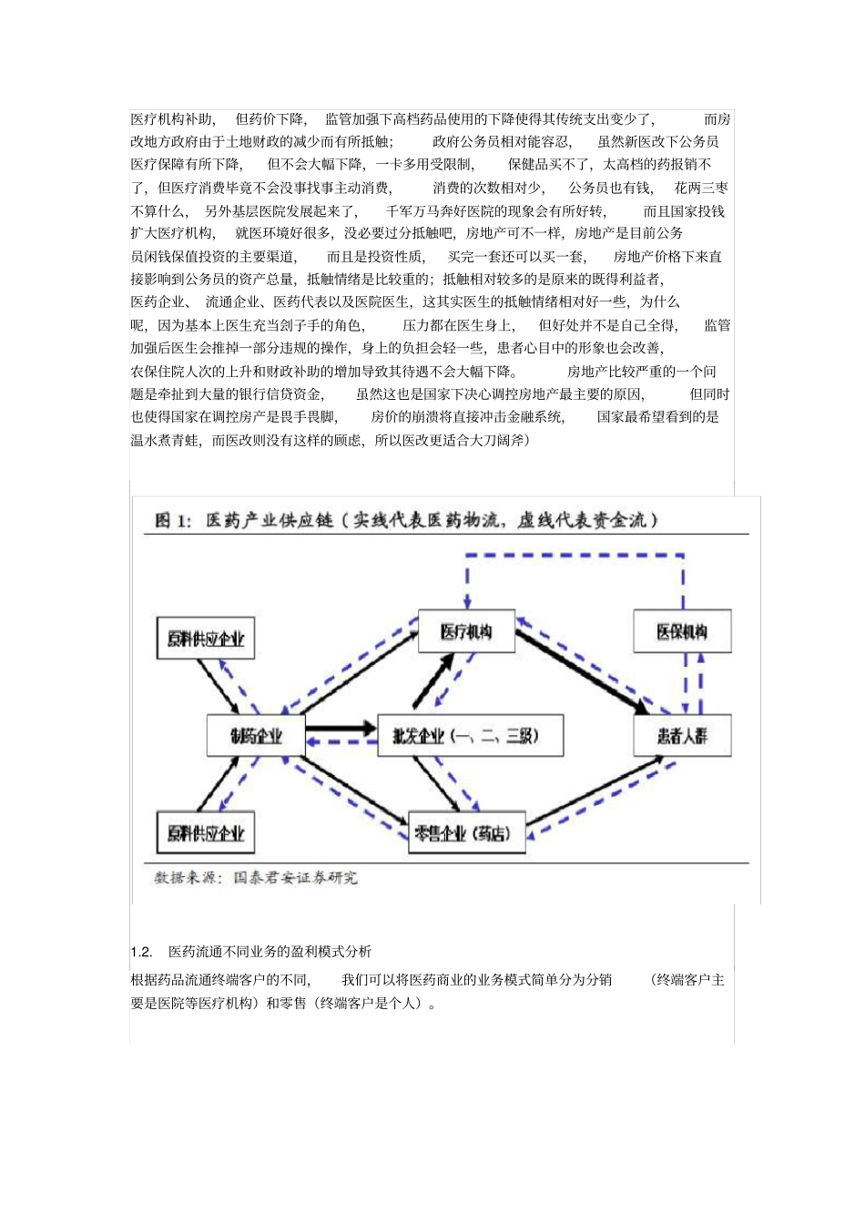 医药流通产业特点分析报告_第2页