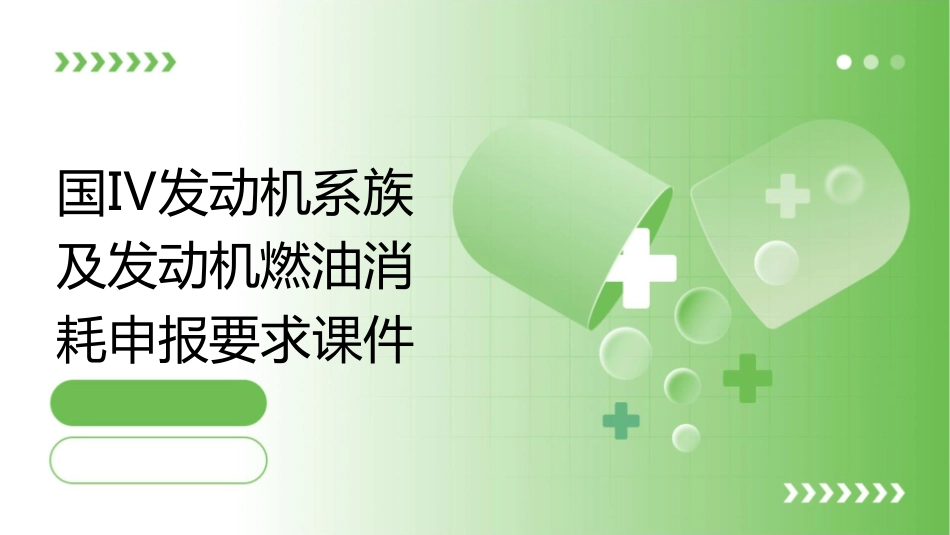 国Ⅳ发动机系族及发动机燃油消耗申报要求课件_第1页