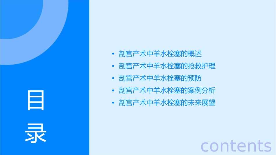 剖宫产术中突发羊水栓塞抢救护理课件_第2页