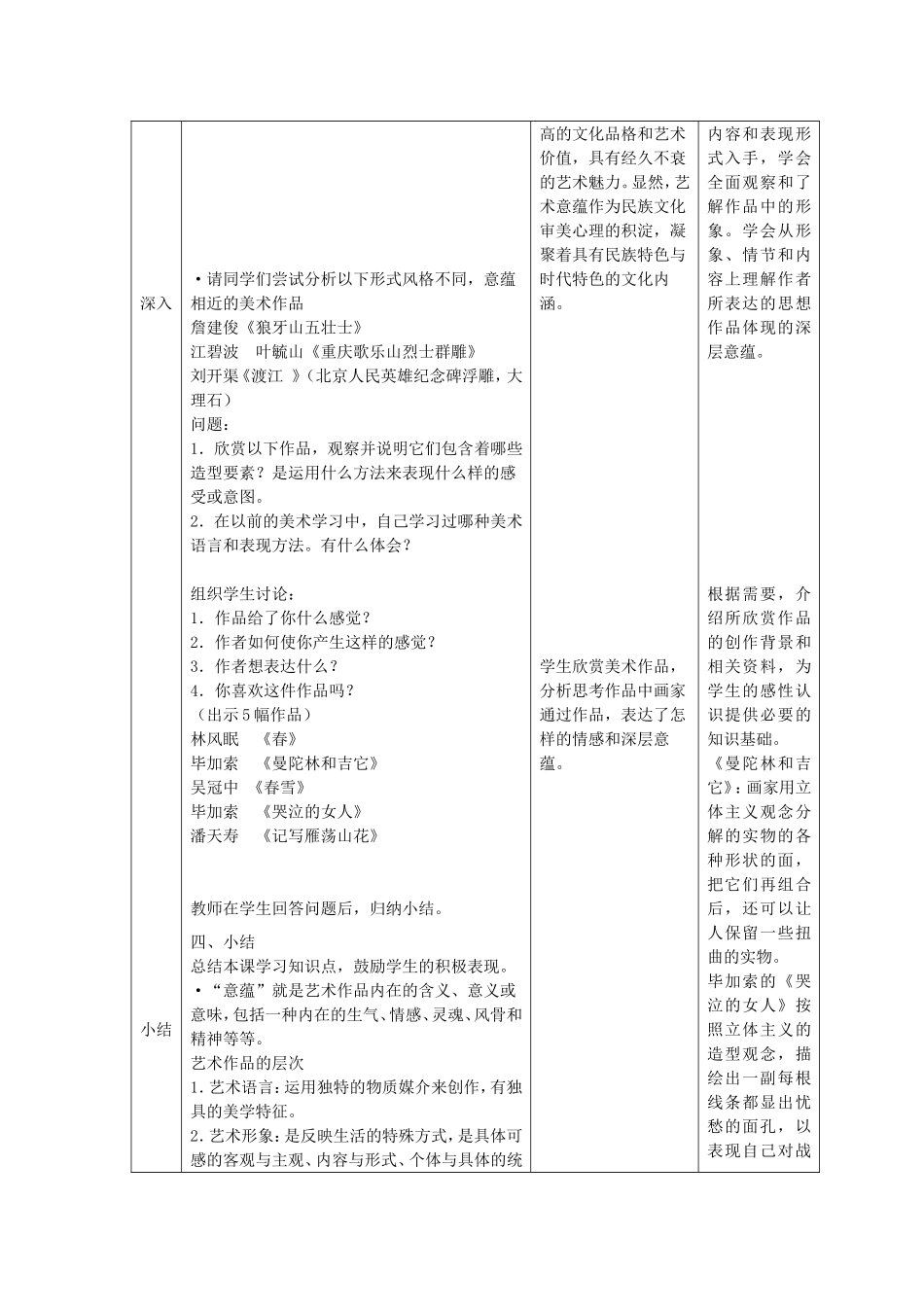 活动一欣赏与评述教学设计_第2页