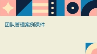 团队管理案例课件