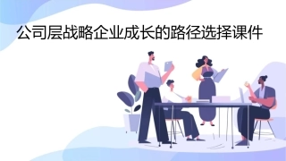 公司层战略企业成长的路径选择课件