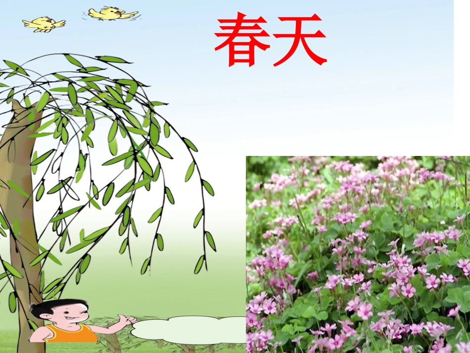 《找春天》PPT课件_第1页