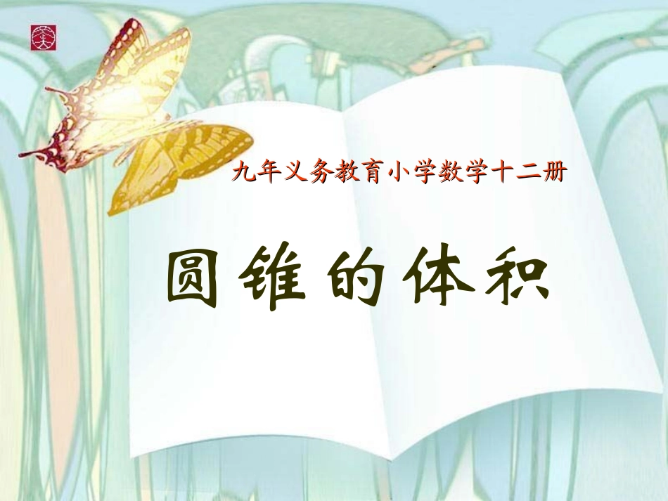 六年级圆锥的体积_第1页