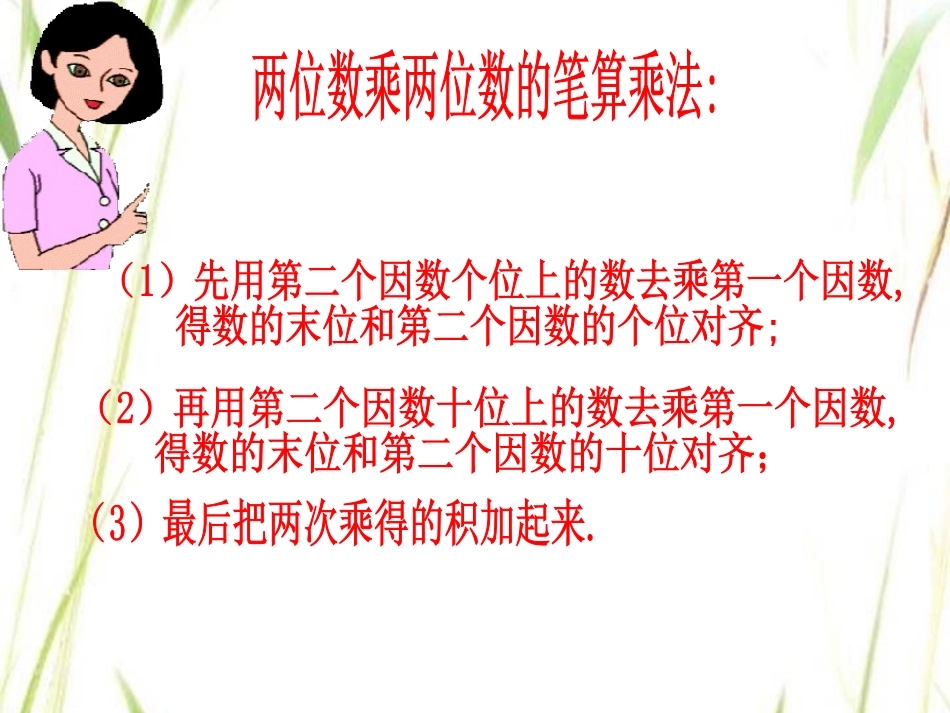 两位数乘两位数_整理与复习_第3页