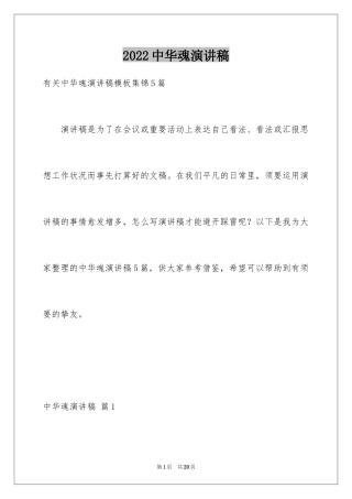 2024中华魂演讲稿_457