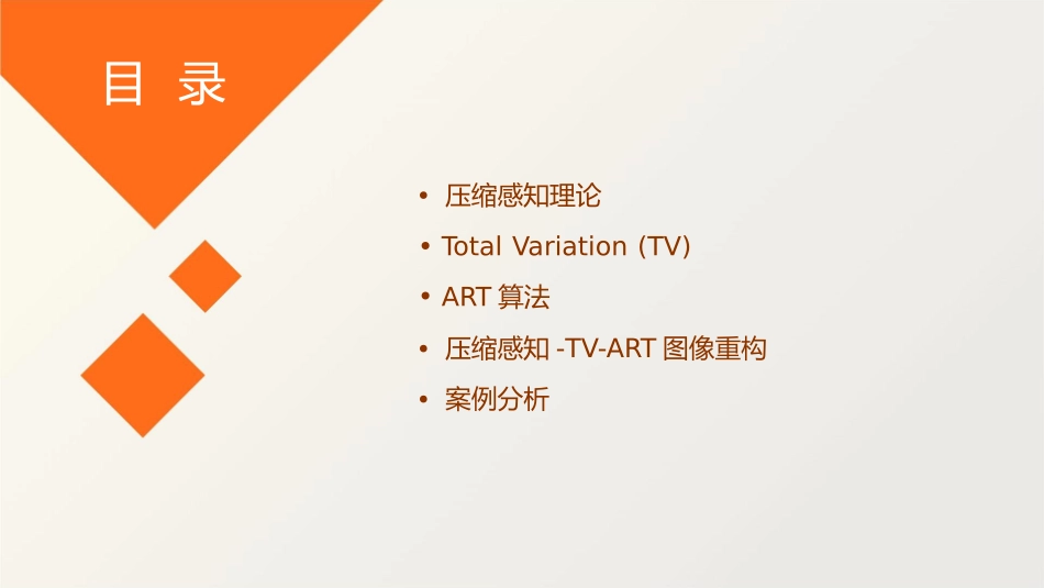 压缩感知-TV-ART图像重构课件_第2页