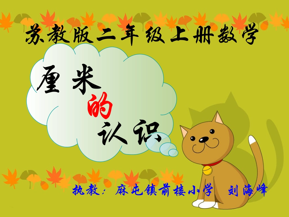 认识厘米PPT_第1页