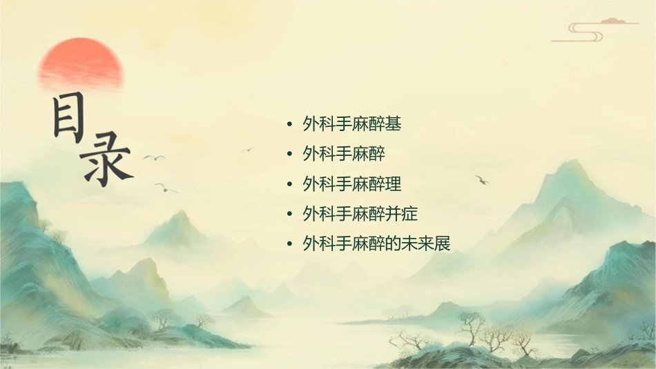 外科手术麻醉选择护理课件_第2页