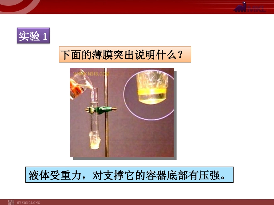 新人教版八年级物理下册：第9章第2节液体的压强课件_第3页