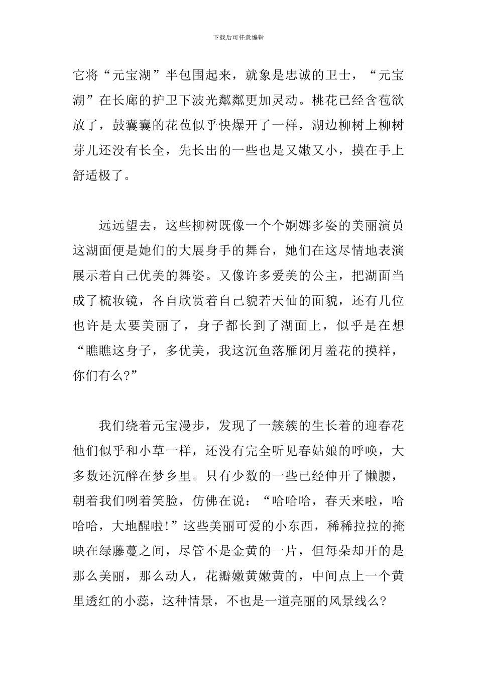 清明节踏青感想与体会_第2页