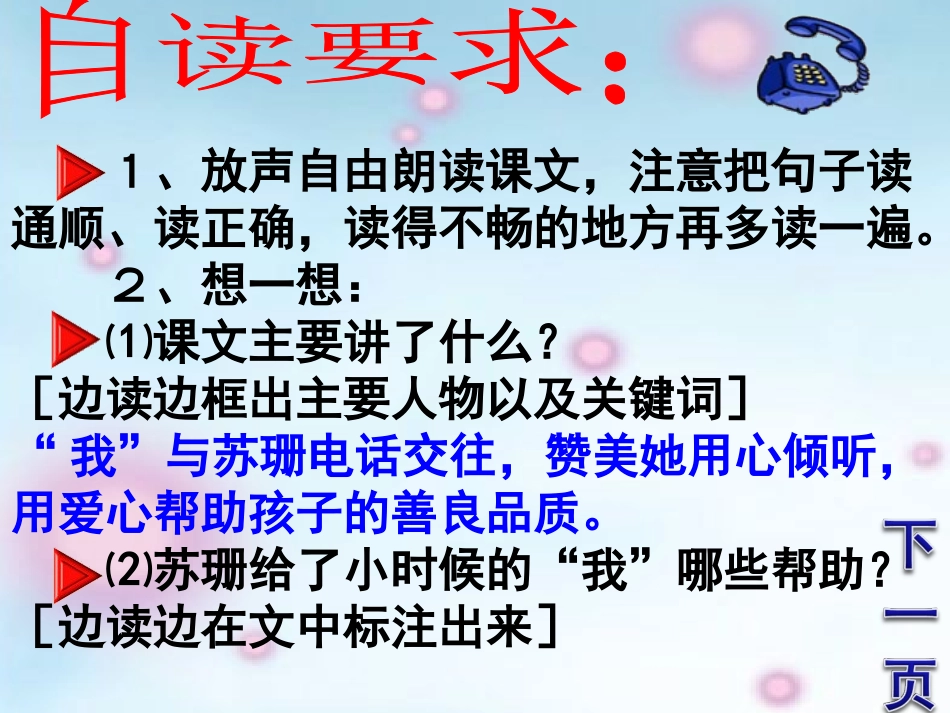 用心灵去倾听PPT人教版优秀课件六年级上_第2页