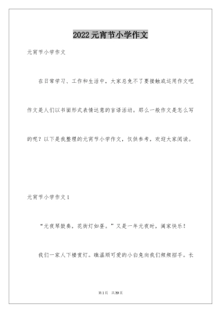 2024元宵节小学作文_7