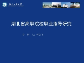 高职院校职业指导调查