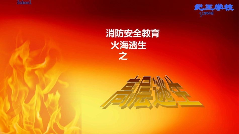 高层逃生授课老师谢梅艳上海市闵行区纪王学校_第3页