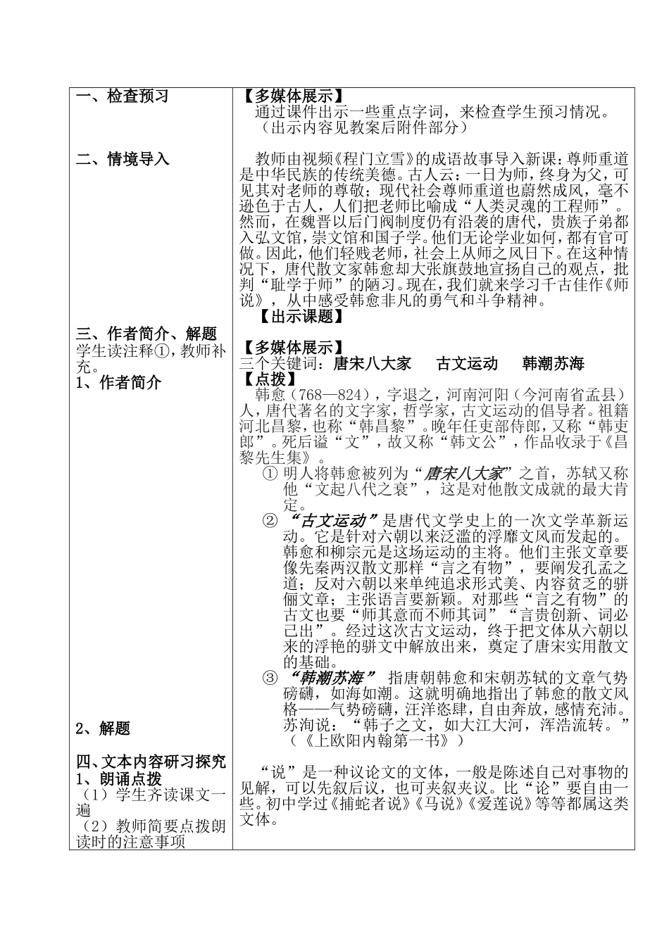 《师说》公开课教案_第2页