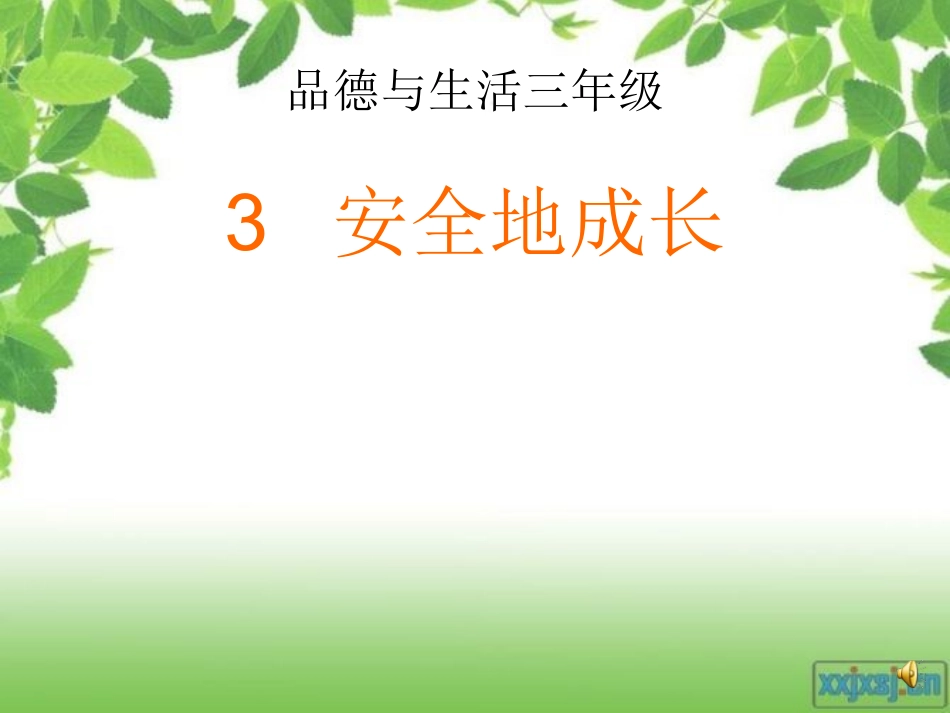 安全成长课件_第1页